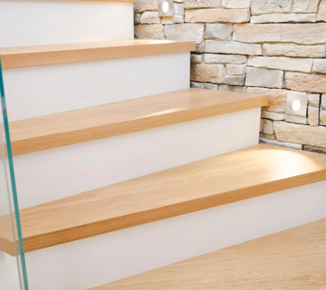 Ступени из паркета photo1