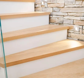 Ступени из паркета