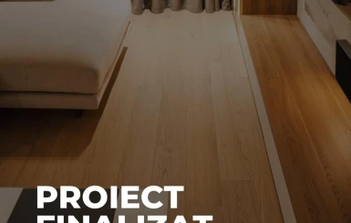 Реализованные проект: межкомнатные двери коллекции Amely, ступени из паркета и паркет