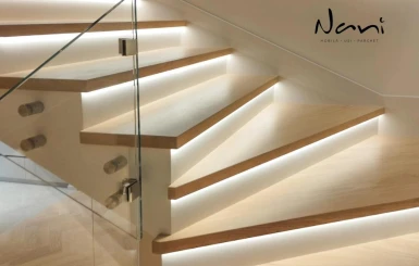Ступени из паркета Nani